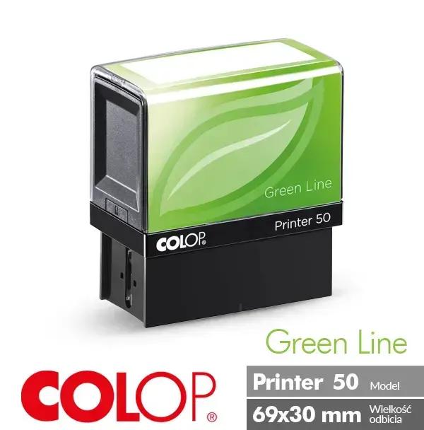 Pieczątka Colop Printer IQ Green Line 50 | Wyrabianie pieczątek Białystok